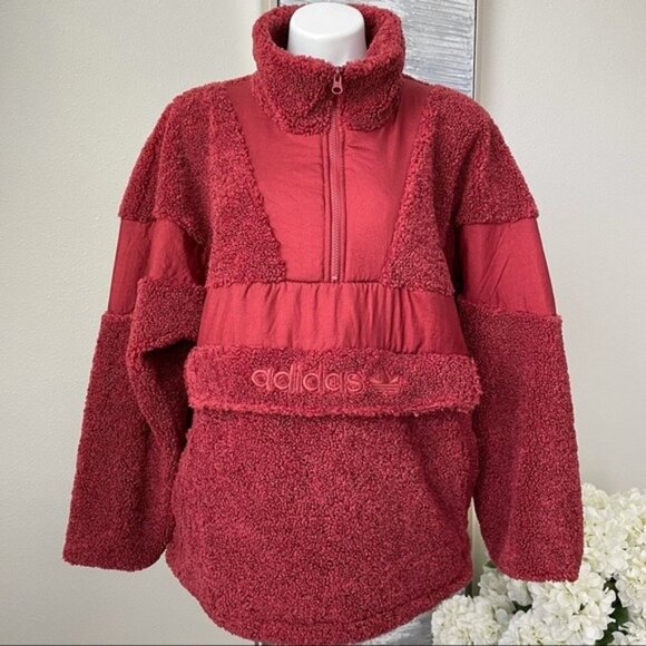 adidas Tops - Adidas Women’s SHERPA JACKET Size S